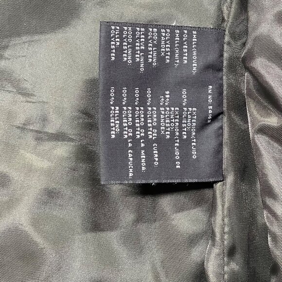 Marc New York Quilted Olive Green Hooded Coat Women's S Small - Picture 10 of 14